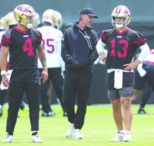 49ers miss leader to start camp after Shanahan’s car crash